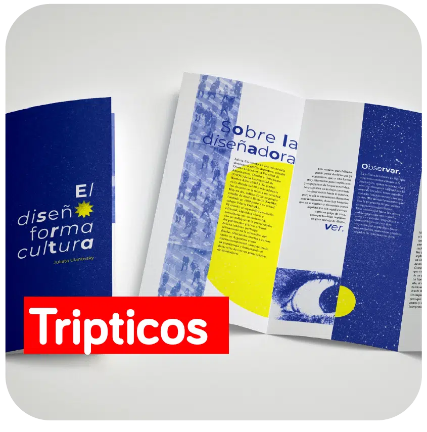 Impresion de tripticos